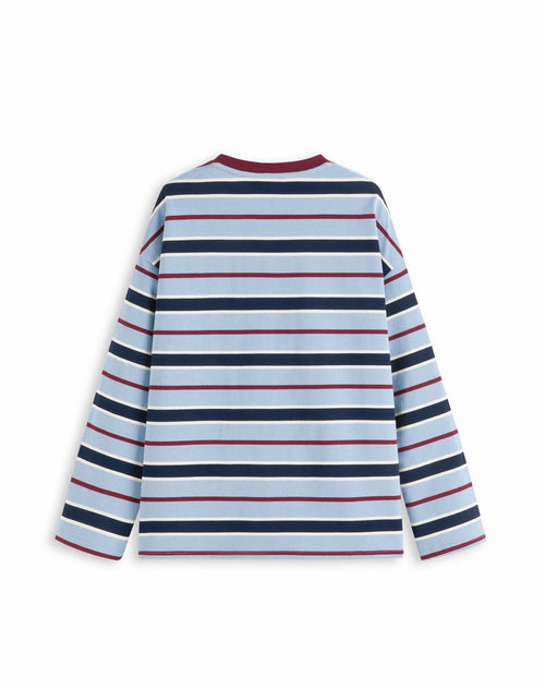 100% Cotton Stripe Oversized Tee