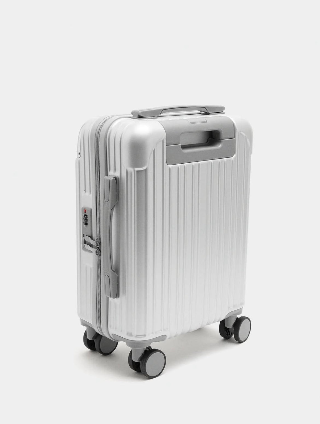 Valise à roulettes avec rayures S