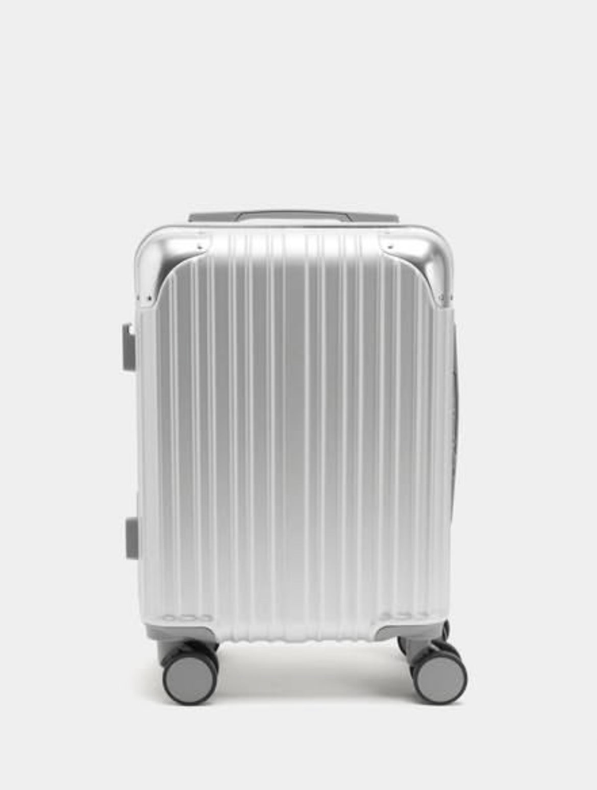 Valise à roulettes avec rayures S