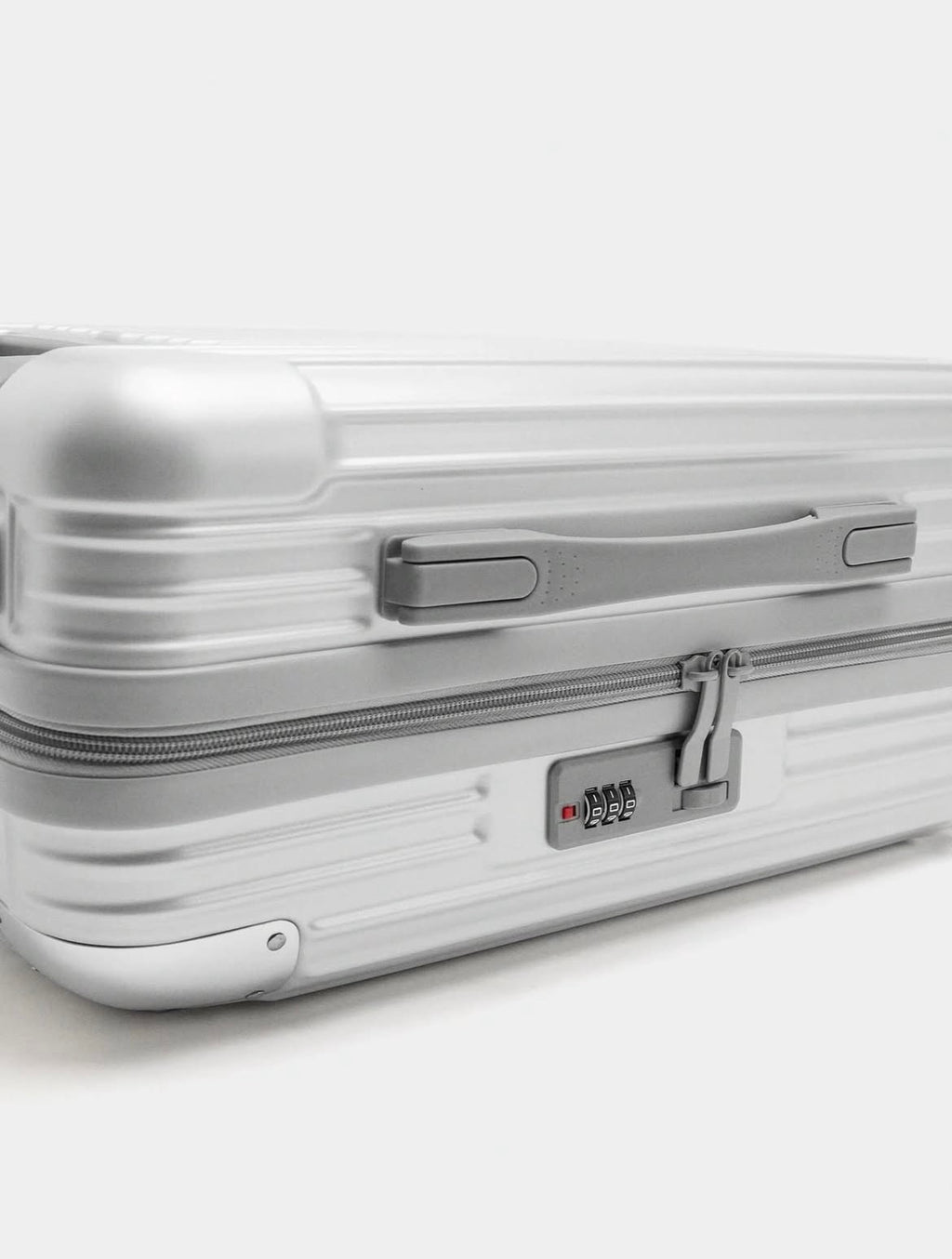 Valise à roulettes avec rayures S