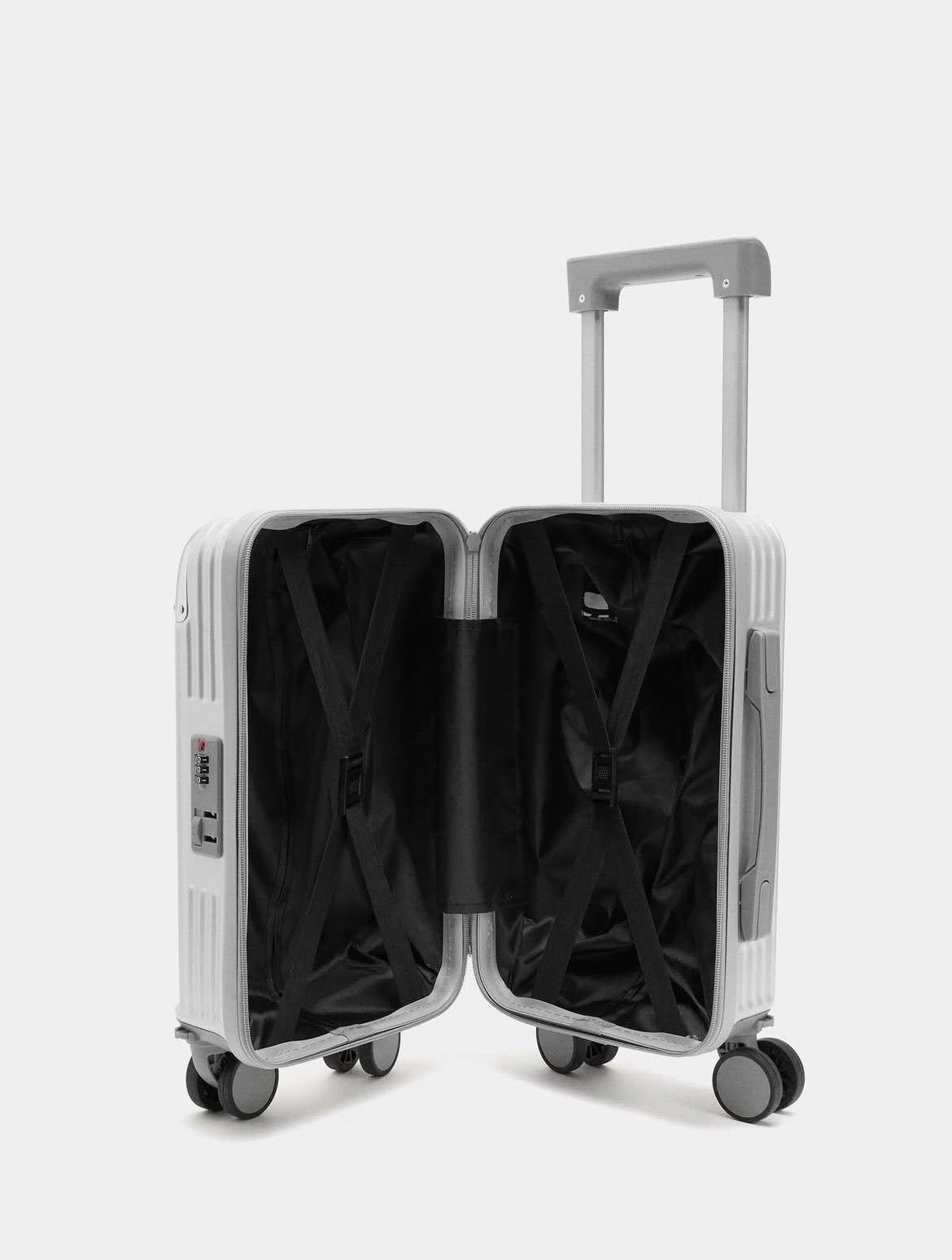 Valise à roulettes avec texture XS