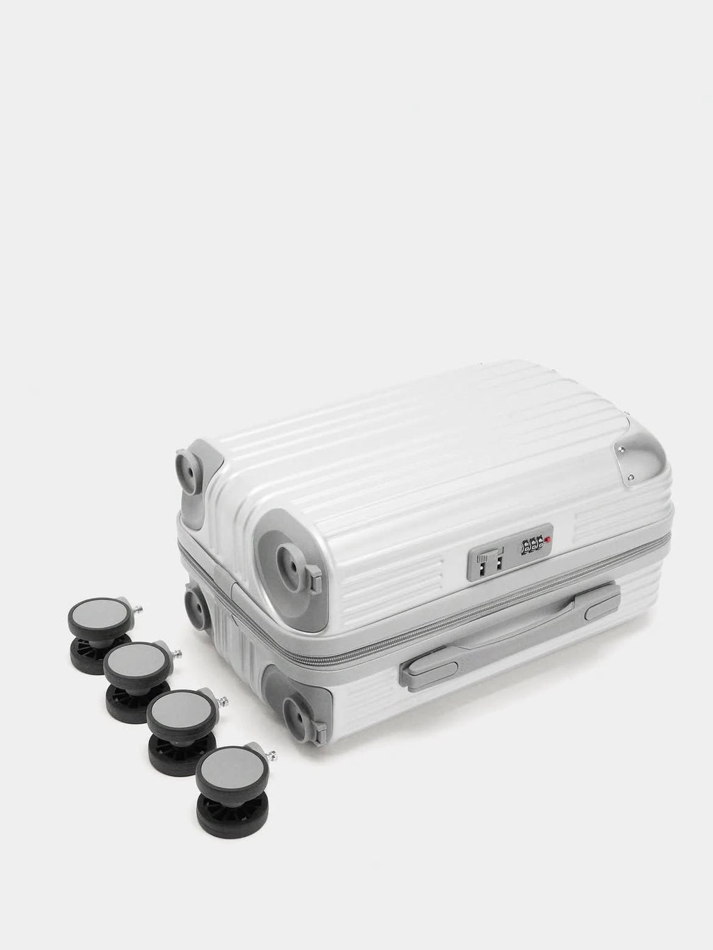 Valise à roulettes avec texture XS