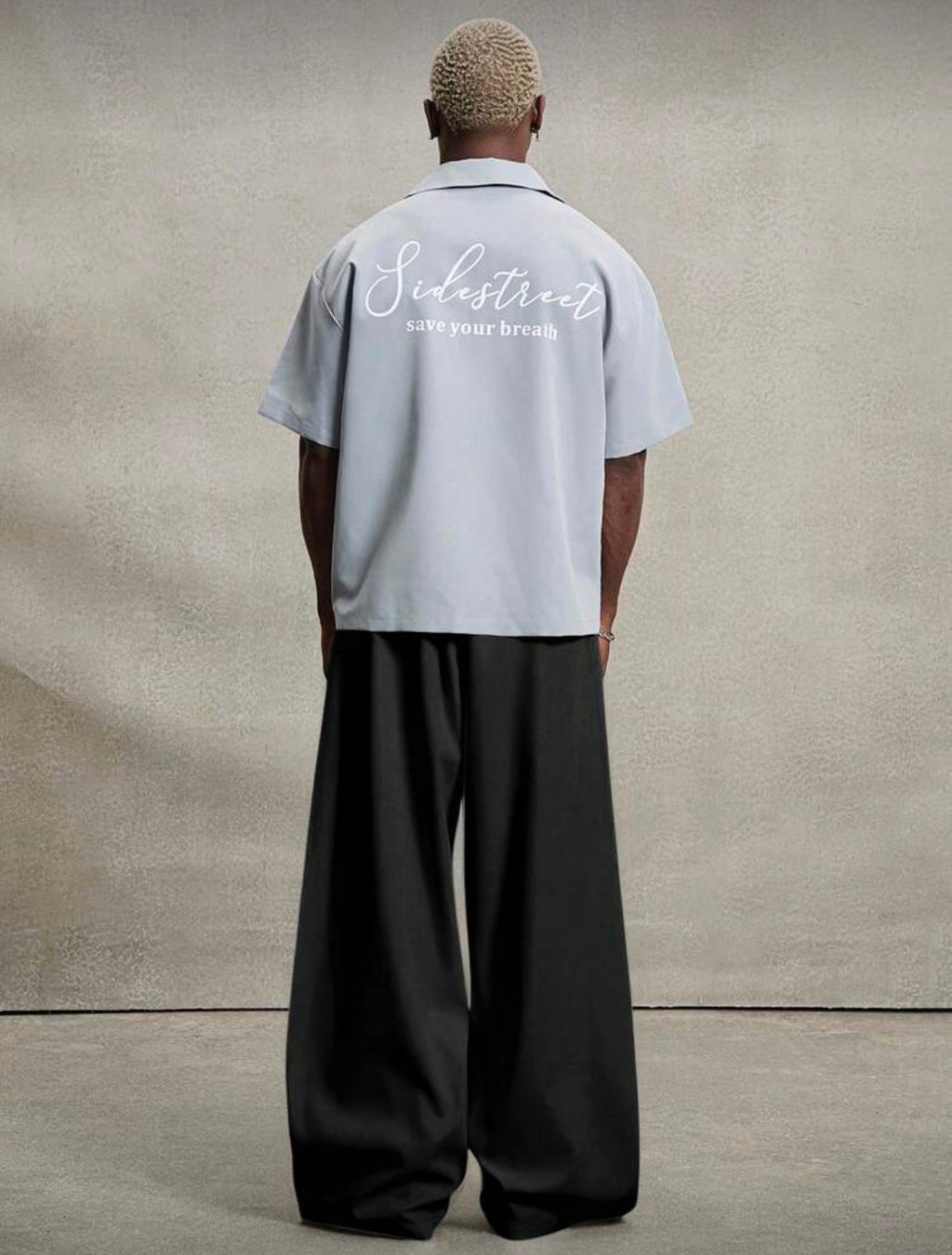 PAVTROS Men's Casual Solid Color Slant Pocket Loose Straight Leg Pants