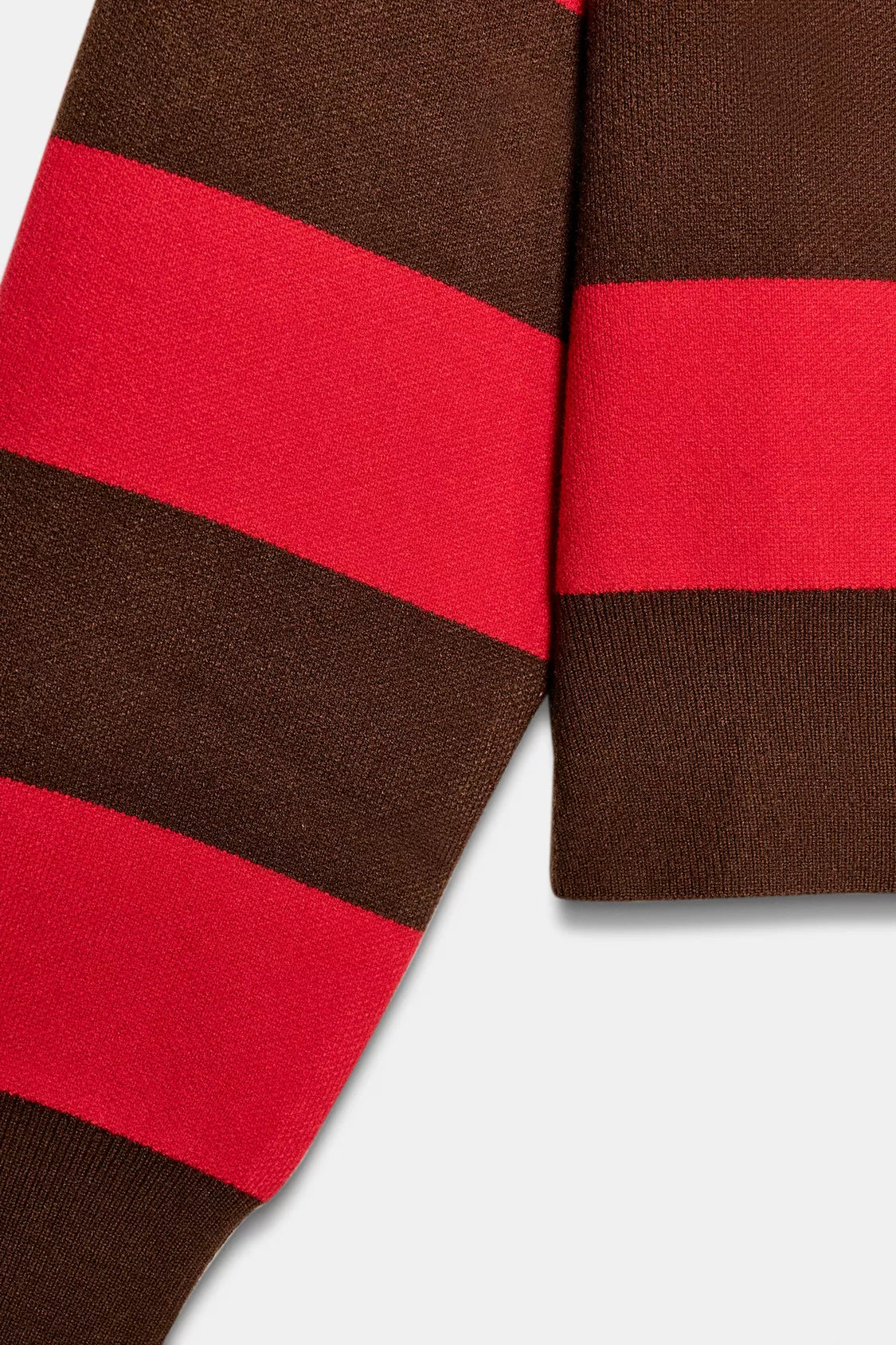 Polo En Maille À Rayures