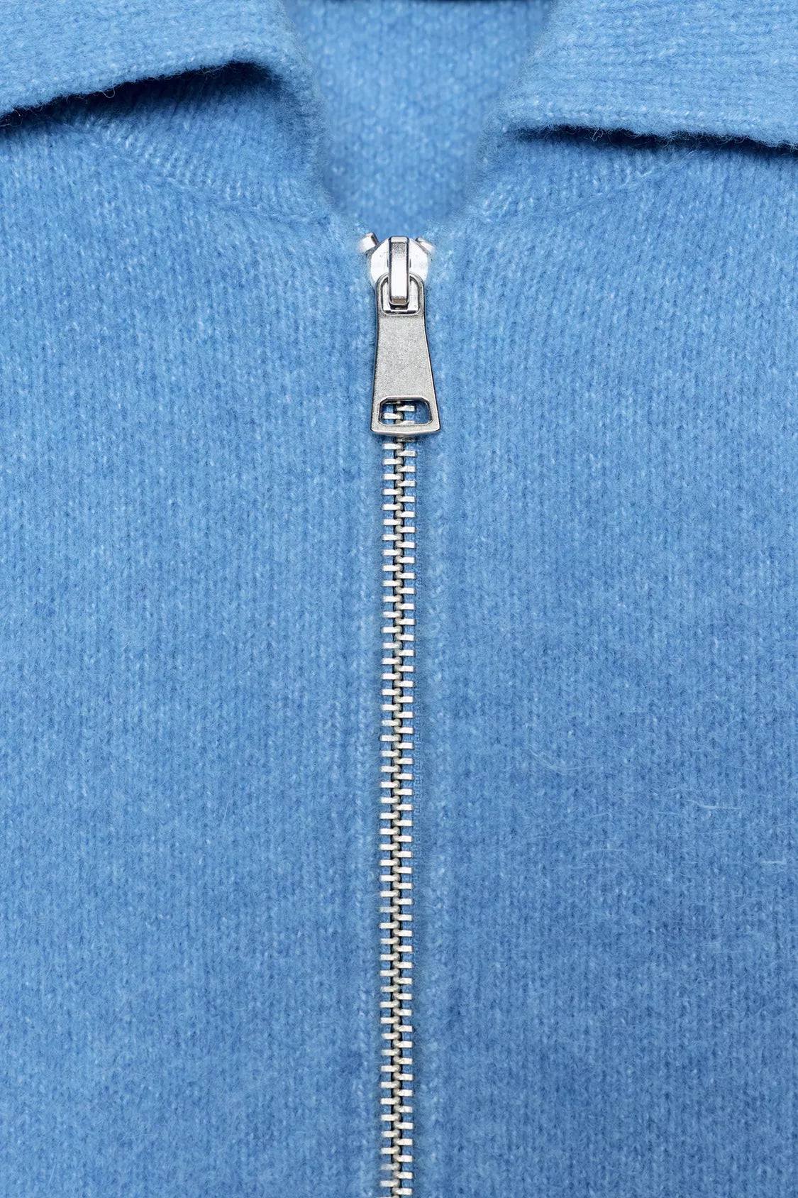 Gilet En Maille Avec Fermeture Éclair