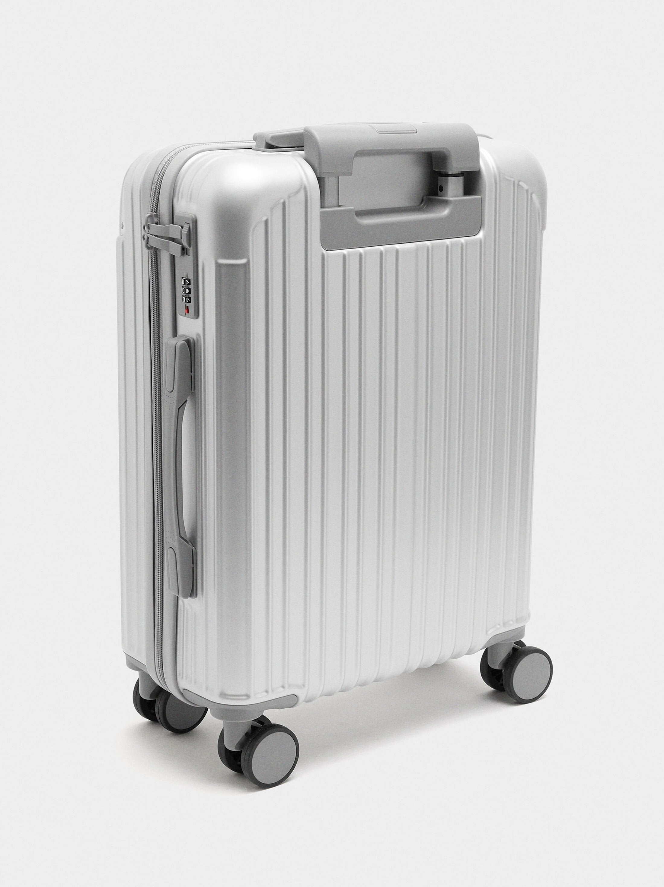 Valise À Roulettes avec Texture | M