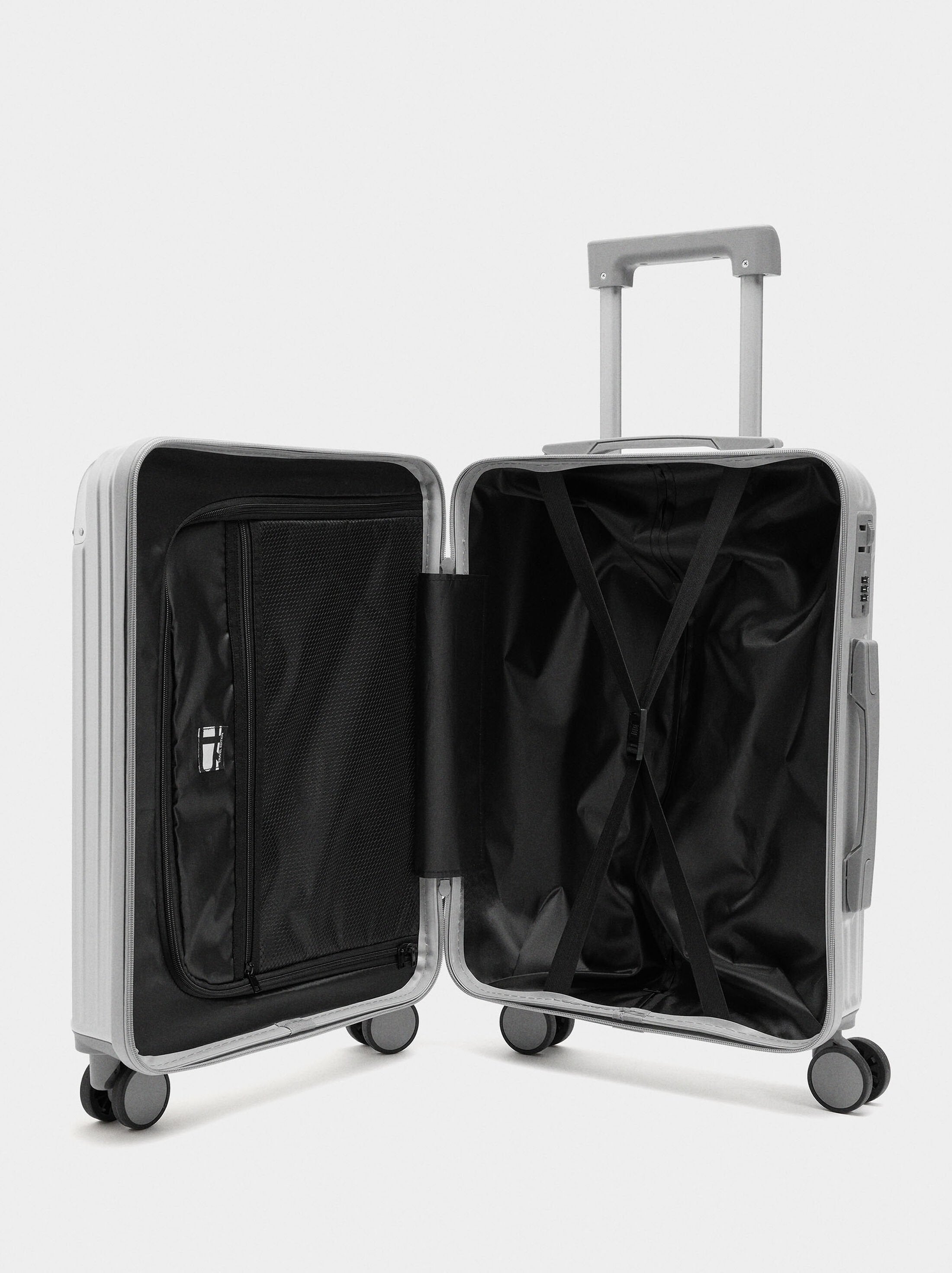 Valise À Roulettes avec Texture | M