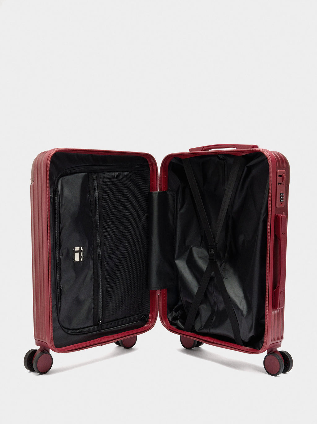 Valise À Roulettes avec Texture