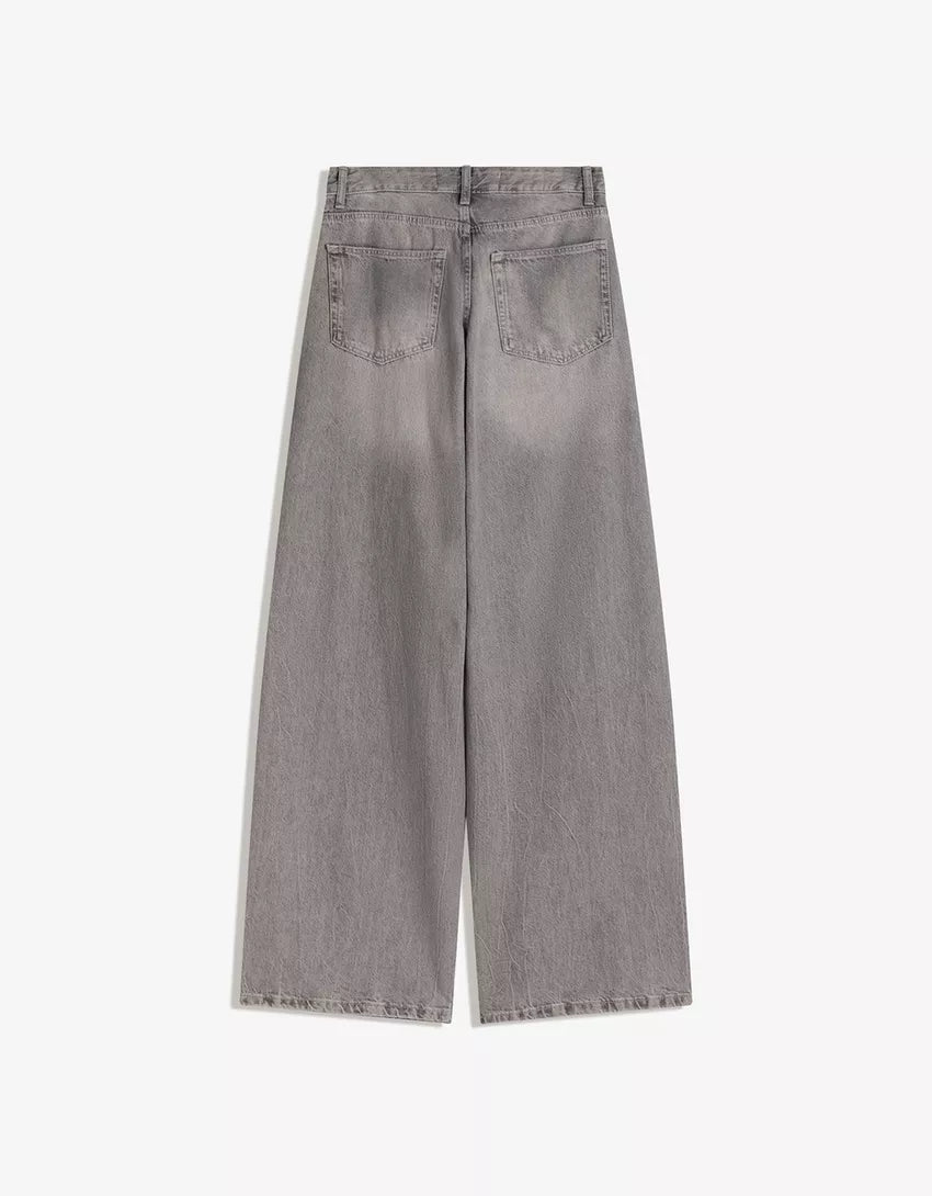 Jeans Wide Leg Taille Basse