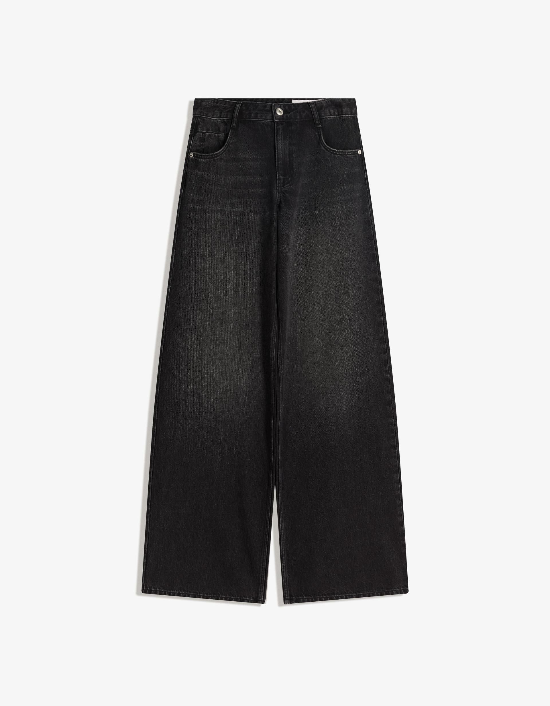 Jeans Wide Leg Taille Basse