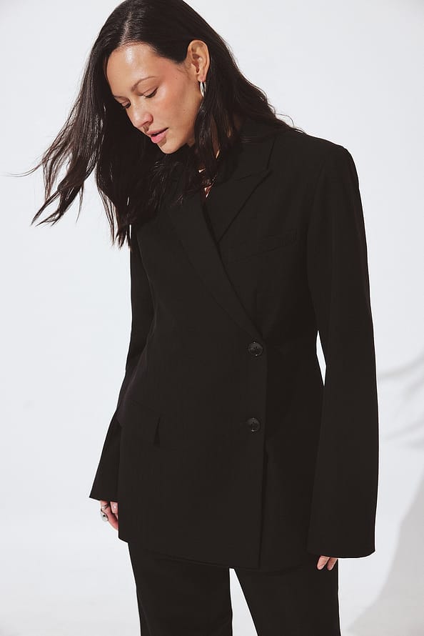 Regular Blazer with Overlap