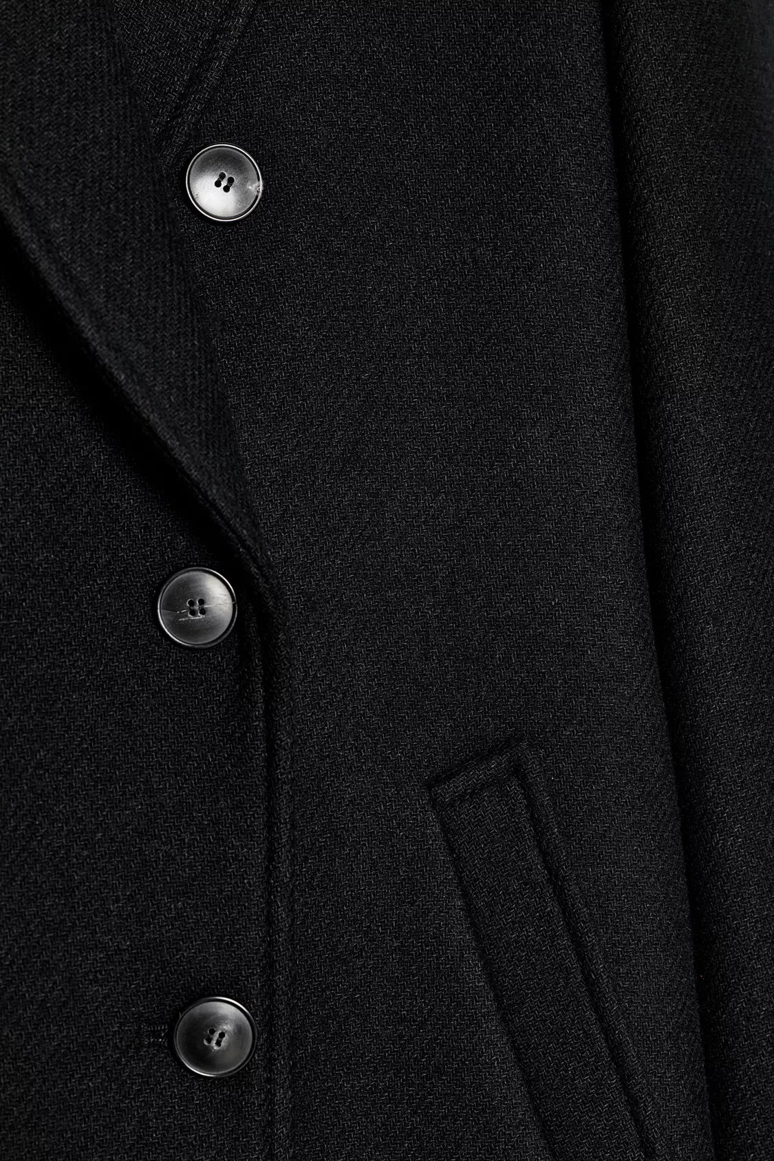 Manteau Long À Boutonnage Croisé